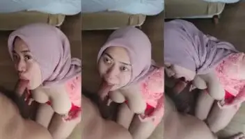Cewek Jilbab Viral Nyepong Cantik