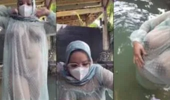 Jilboobrs Utingnya Transparan di Kolam Jilboobrs Utingnya Transparan di Kolam