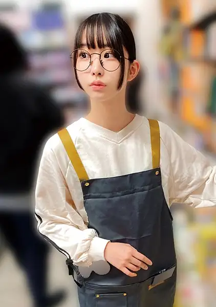 230OREMO-400  Shop  Bookstore #a #Girls With Glasses #apron #Pants Style #Plain Beauty -