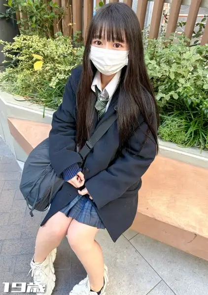 326FCT-167  Work Involves Adults Wearing Uniforms. Long Black Hair And Neat And Beautiful Girl! Crepes Are On -
