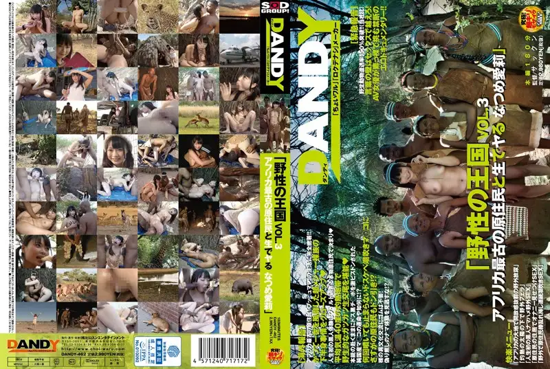DANDY-462 Reduce Mosaic  "Wild Kingdom" Vol.3 Raw Sex With Africa's Oldest Natives Airi Natsume -