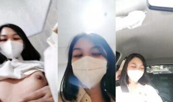 Fei Cewe Bondol Nekat Eksib Pamer Susu WC Umum